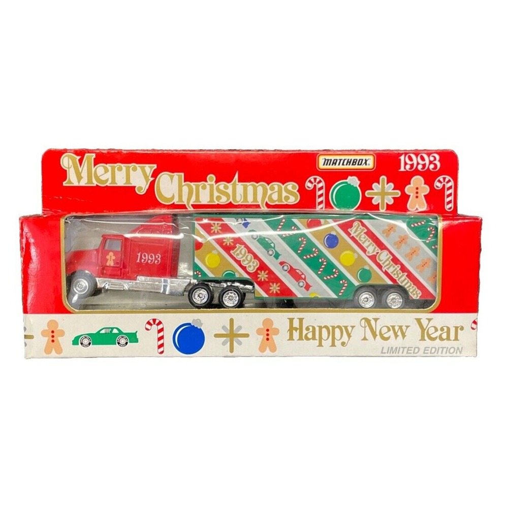 Matchbox White Rose Collectible 1993 Holiday Collectible Die Cast Trailer‎